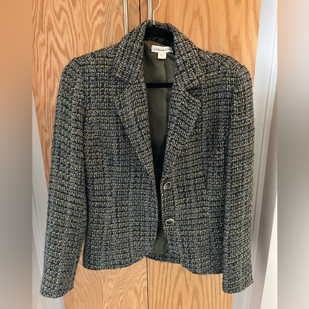 Coldwater Creek Tweed Blazer, Size 8
